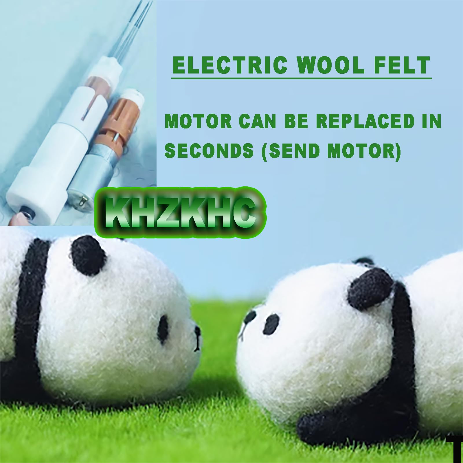 Elektrisches Nadelfilzwerkzeug - Vielseitige Filzmaschine zum Basteln, Austauschbarer Motor, Ideal für Anfänger und Profis - Nadelfilzbedarf
