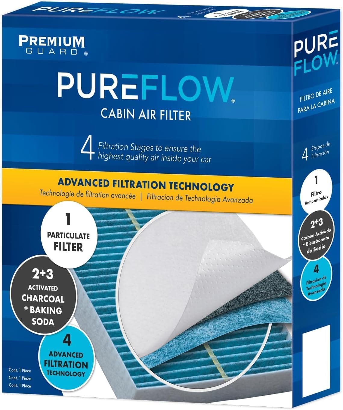 Premium Guard Pureflow Cabin Air Filter PC99525X | Fits 2020-2023 Hyundai Palisade