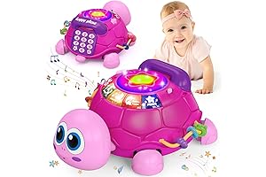 Baby Toys 6 to 12 Months Girl: Light up Music Turtle