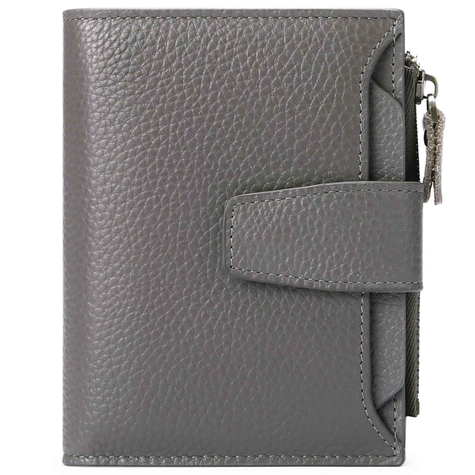 SENDEFN Portafoglio Donna in Pelle Vera Piccolo Portamonete Cute con Cerniera 14 Carte Portafoglio Donna Pelle con Tanti Scomparti
