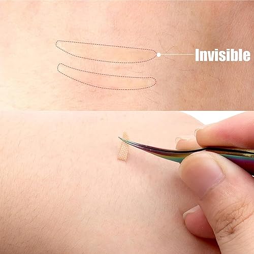 Miniatura 5 de Adhesivo invisible de doble párpado sin pegamento, adhesivo invisible de doble párpado, 123 piezas sin pegamento invisible doble párpado (1 unidad,