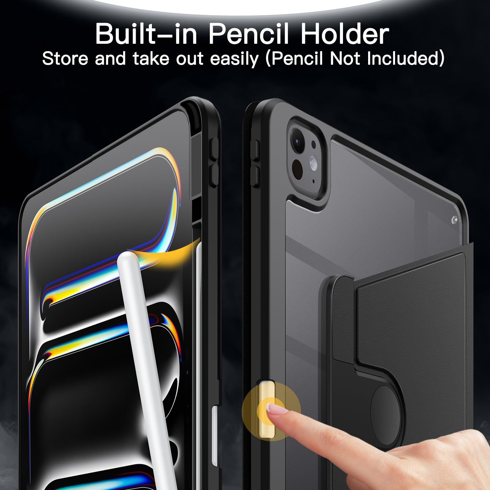 Amazon.com: JETech 360° Rotating Case for iPad Pro 13