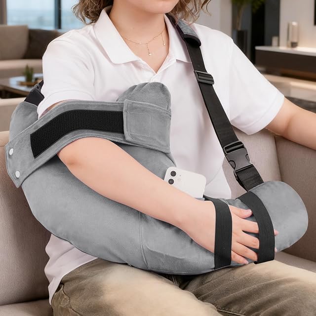 Shoulder Pillow Rotator Cuff Pillow - Arm Sling Side Sleeper Pillows for Adults Post Shoulder Surgery Rotator Cuff