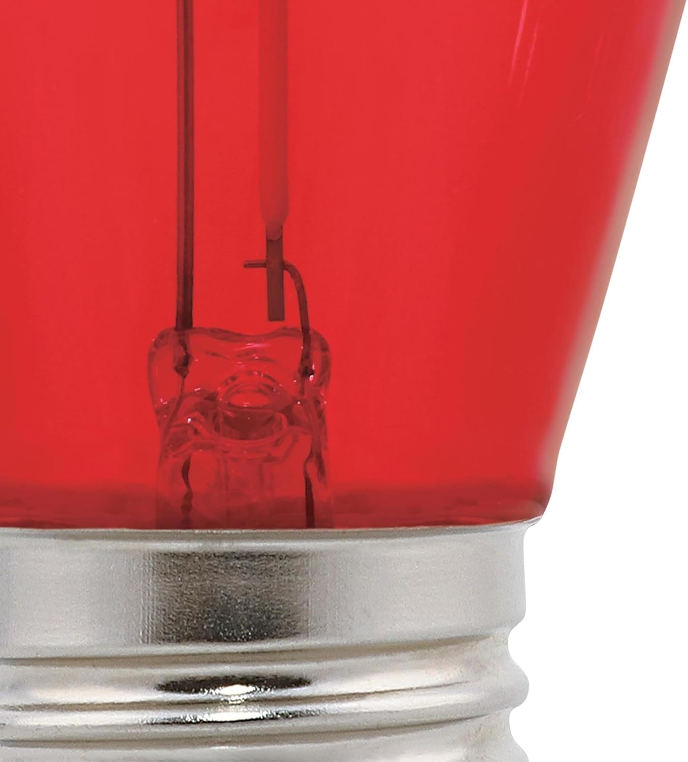 Westinghouse 53770EC2 2 Watt (40 Watt Equivalent) S14 Omni Filament Red LED Light Bulb Medium (E26) Base, 2-Pack
