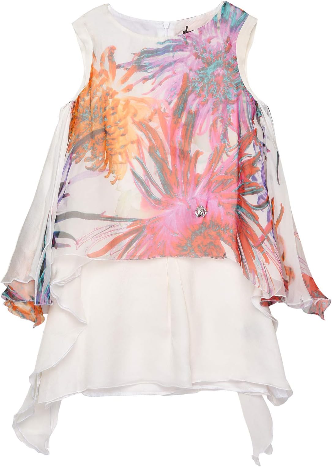 Roberto Cavalli Casual Layered Dress For Girls