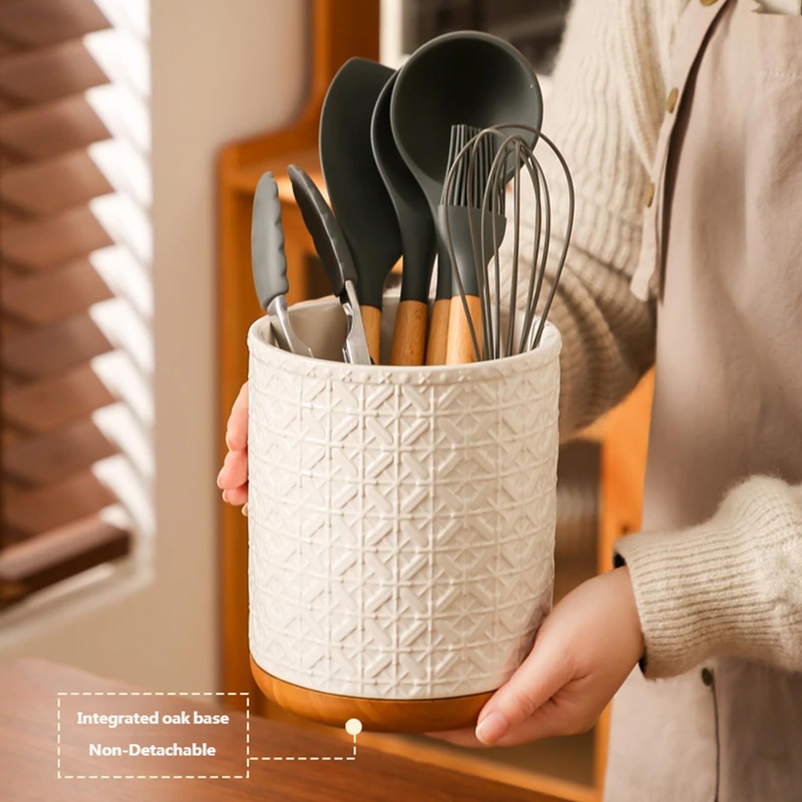 Essstäbchenhalter auf der Arbeitsplatte, White L