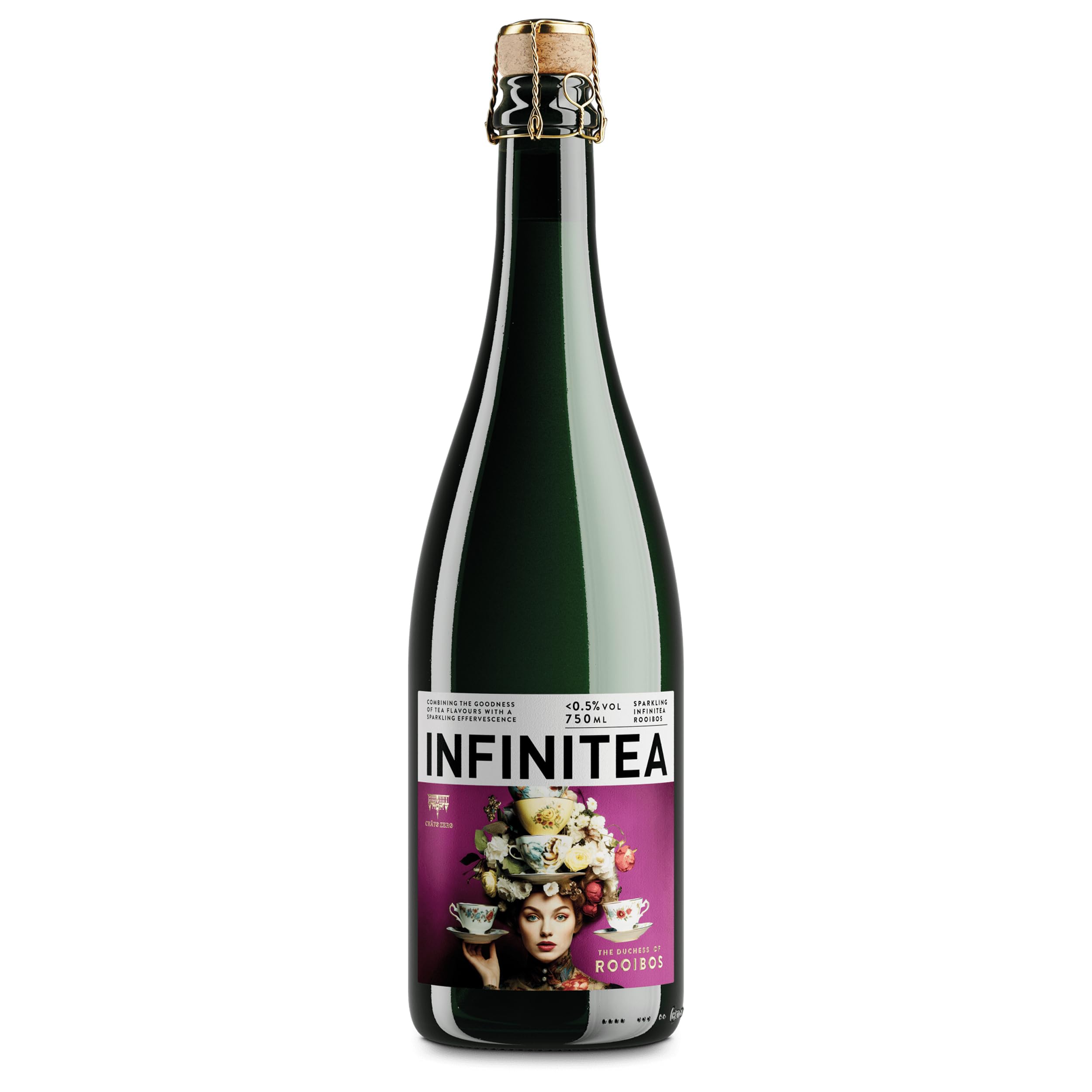 ChatO ZerO Infinitea The Duchess of Rooibos alkoholfreier Wein Weisswein Deutschland inkl. FeinWert E-Book (1 x 0.75 l)