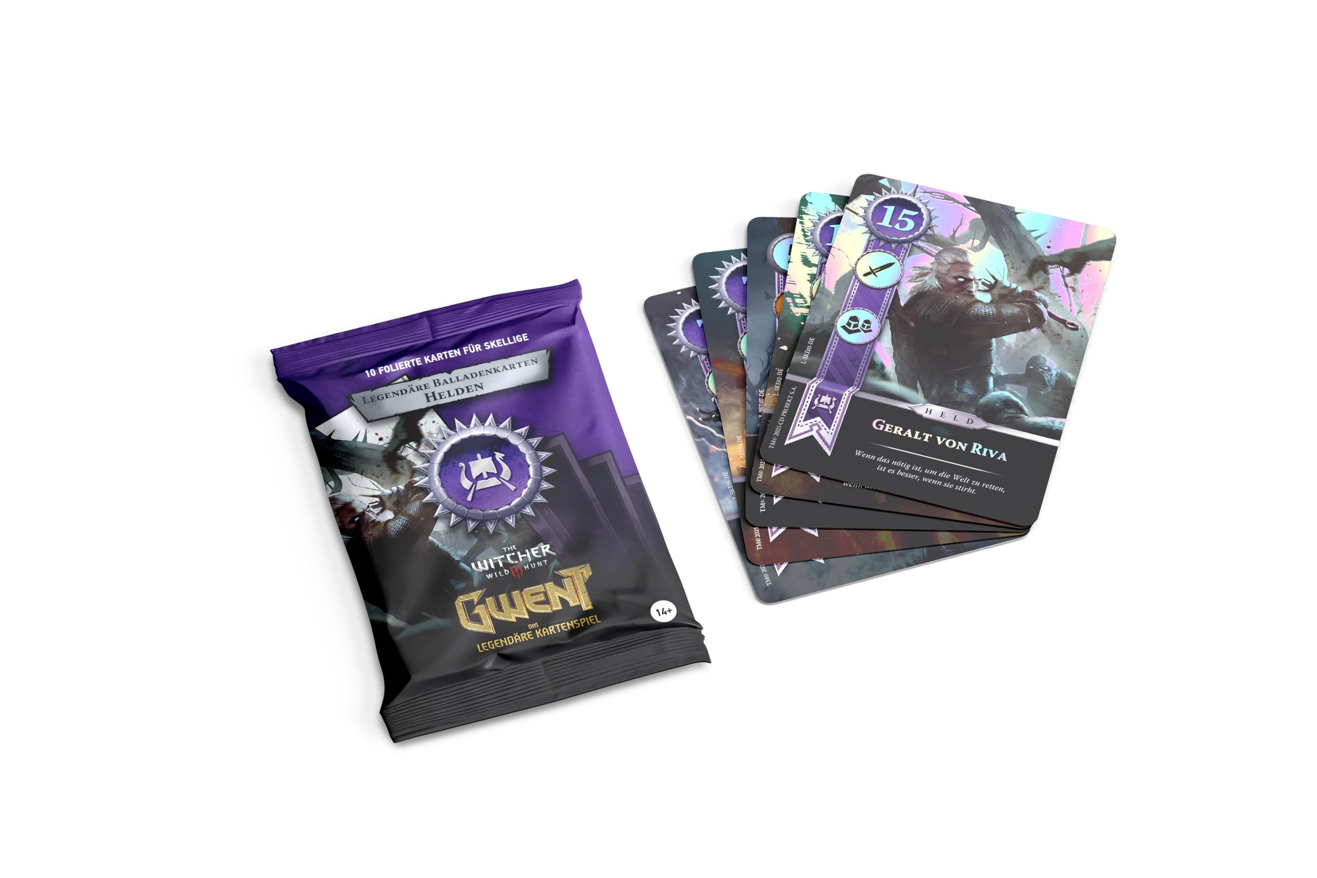 No Loading Games, Gwent Legendary Ballad Cards Heroes - Skellige, Expansion, Connoisseur Game, 14+ Years, 30 Minutes Playtime, 1-5 Players
