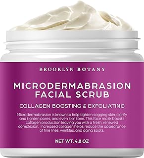 Sponsored Ad - Brooklyn Botany Microdermabrasion Facial Scrub 4.8 oz – Exfoliating Face Scrub for Tightening and Brighteni...