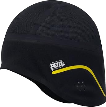 PETZL, Beanie Protective Cap for Cold and Wind, Black