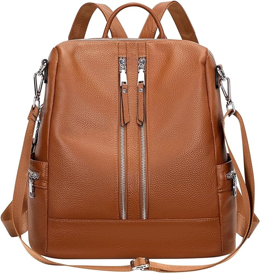 comfabie Fashion Leather Backpack Purse, Convertible Shoulder Bag, Multi-compartment Design Rakhi Gift for Sister-picture-36