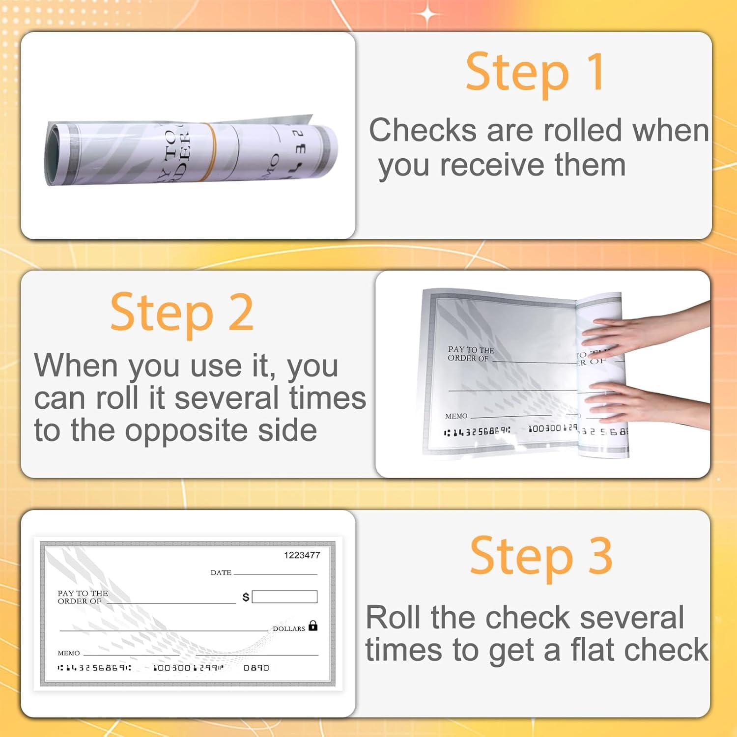 2 Pcs Big Checks for Presentations 30" x 16"- Giant Blank Check Oversized Checks,Green and Black Big Fake Check Dry Erase Check, Large Checks for Endowment Raffle Reward Winners Check Cardboard