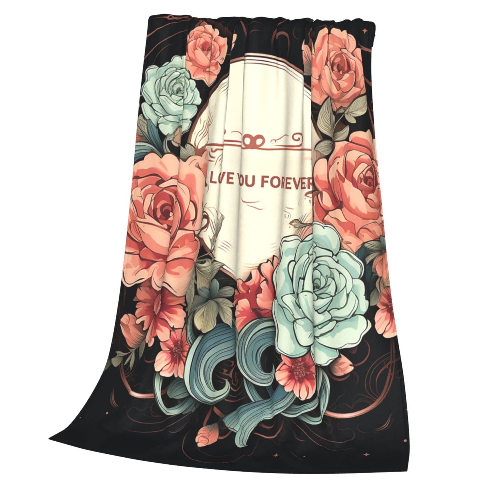 Couverture imprimée Love You Forever idéale pour vos moments de détente sur le canapé