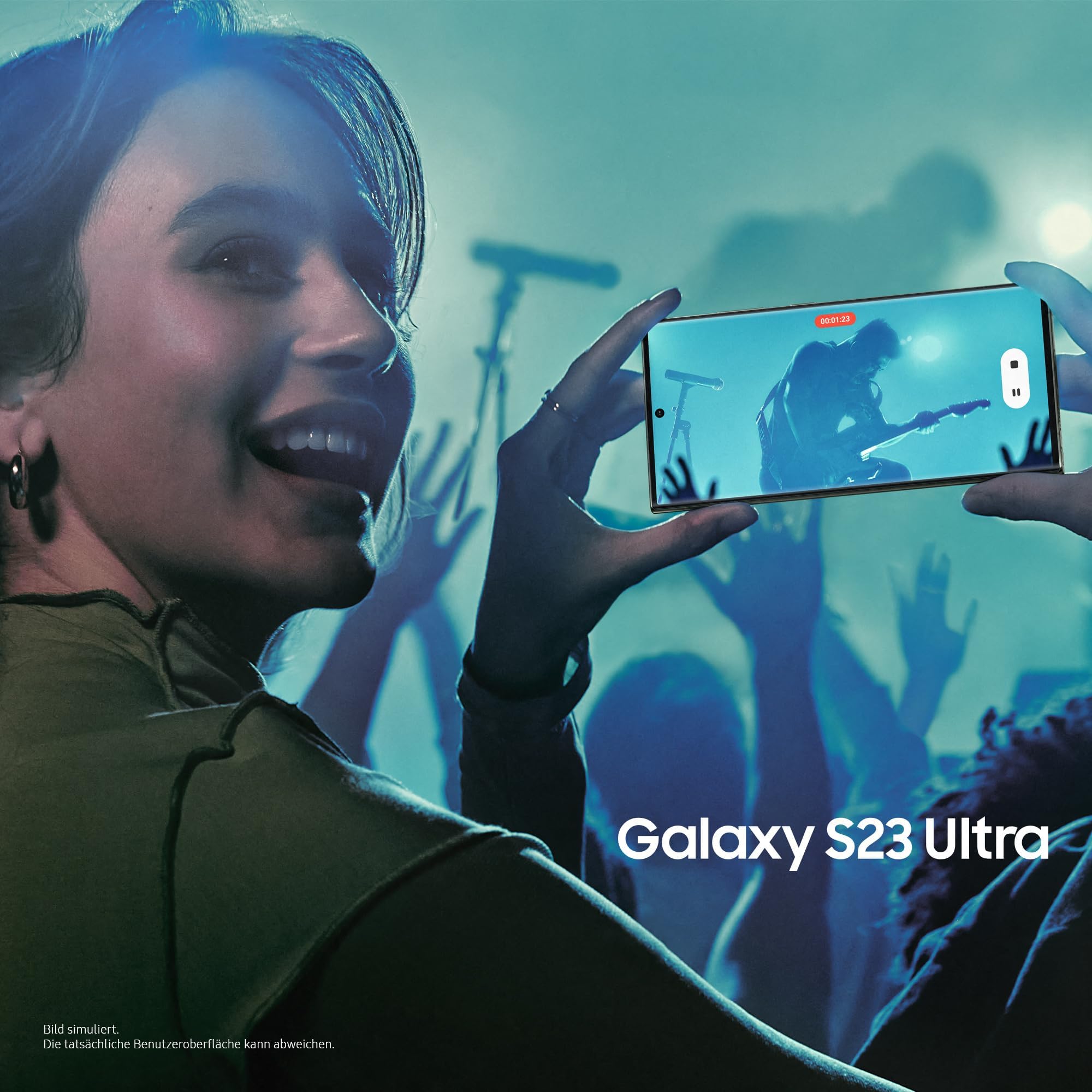 Samsung Galaxy S23 Ultra AI-Android-Smartphone, 256GB, 5.000mAh Akku, Smartphone ohne Vertrag Phantom Black inkl. 36 Monate Herstellergarantie [Exklusiv bei Amazon]