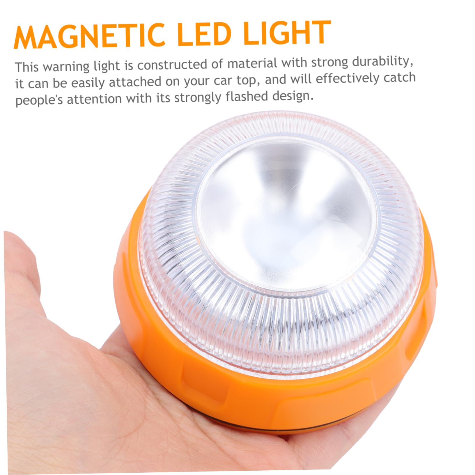 2piezas Luz Led De Emergencia Para Automóviles Señalización Amarilla y Resistente Luz Intermitente Para Vehículos Situaciones De Emergencia