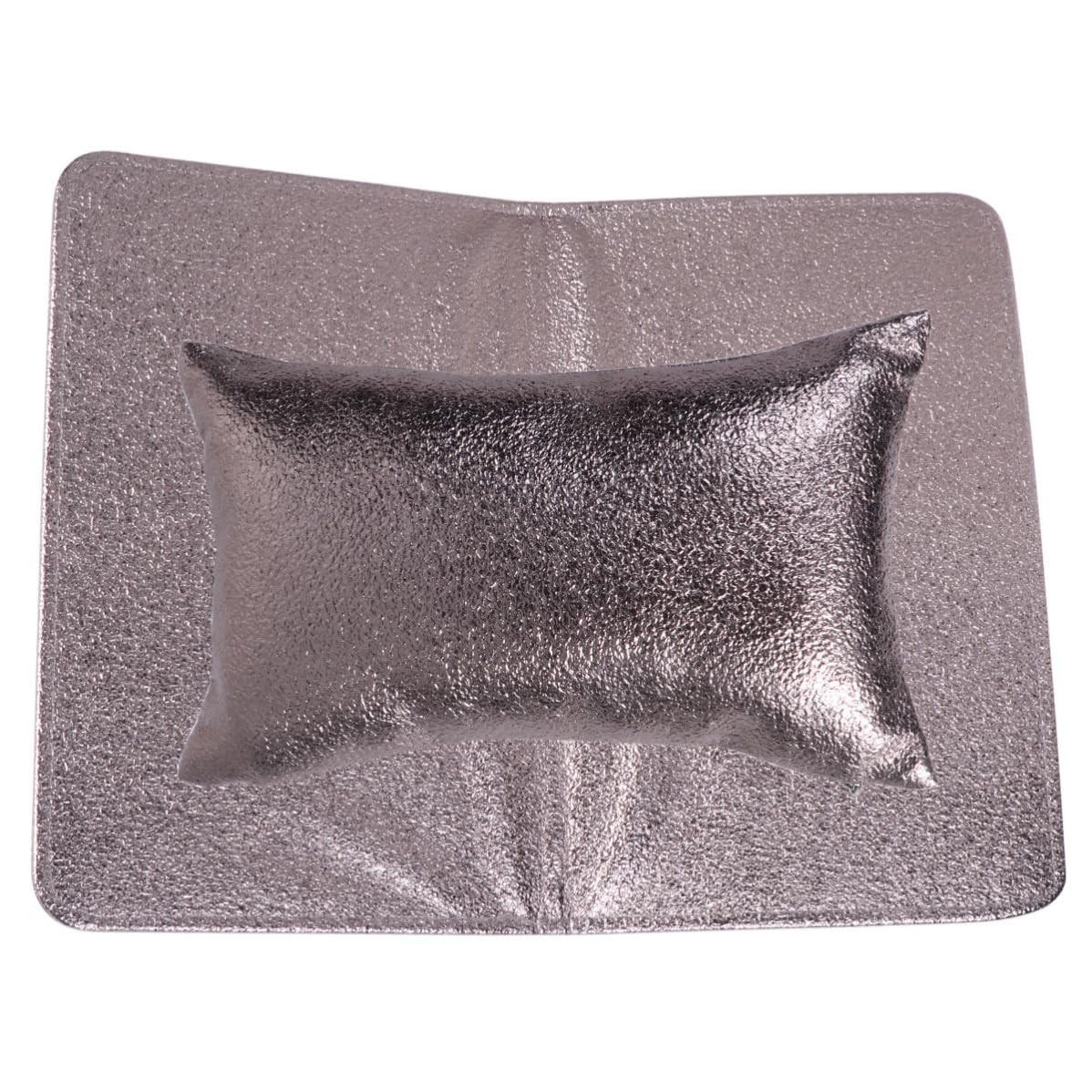 2pcs Foldable Pu Leather Nail Hand Rest Pillow for Nail Salon and Family Use Soft Hand Pad to Fatigue Sturdy and Washable Manicure Cushion