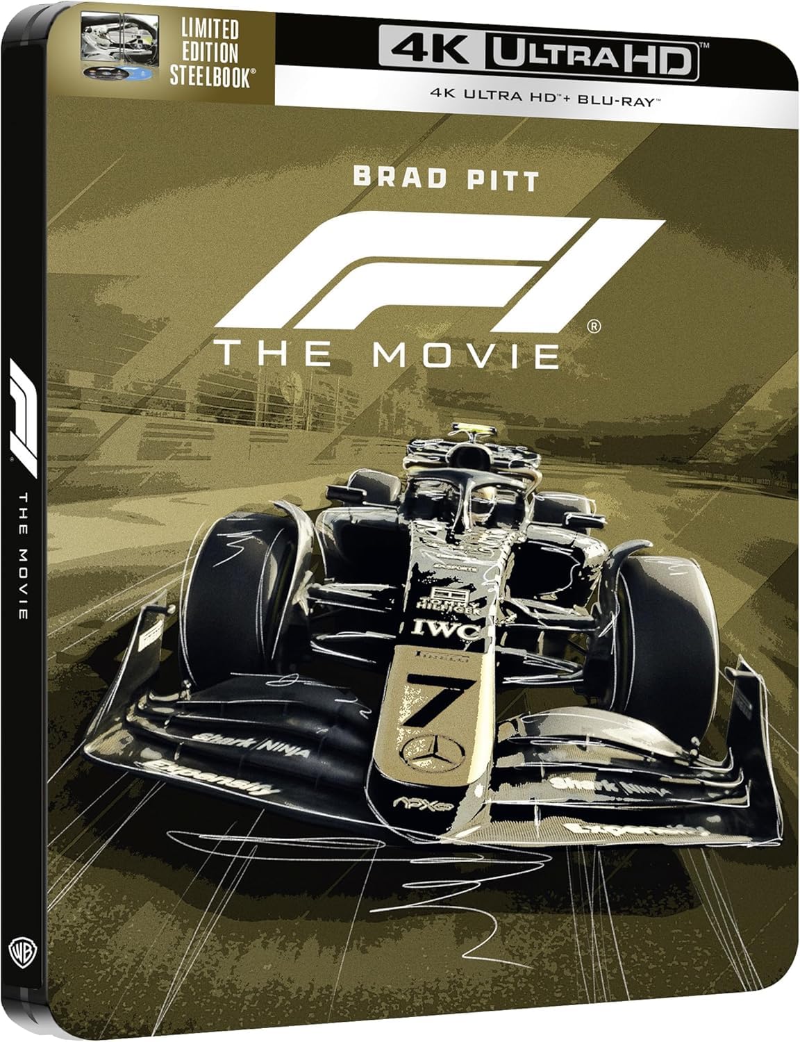F1: The Movie (Limited Edition Steelbook) [4K UHD + Blu-ray] (UK Import)