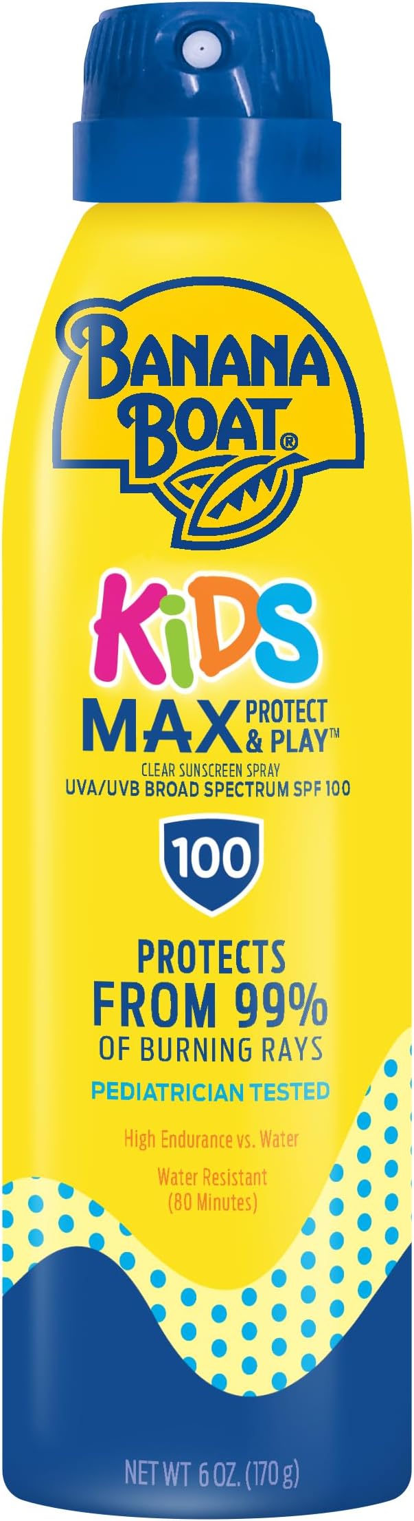 MAX Kids Sunscreen Spray SPF 100, 6 oz