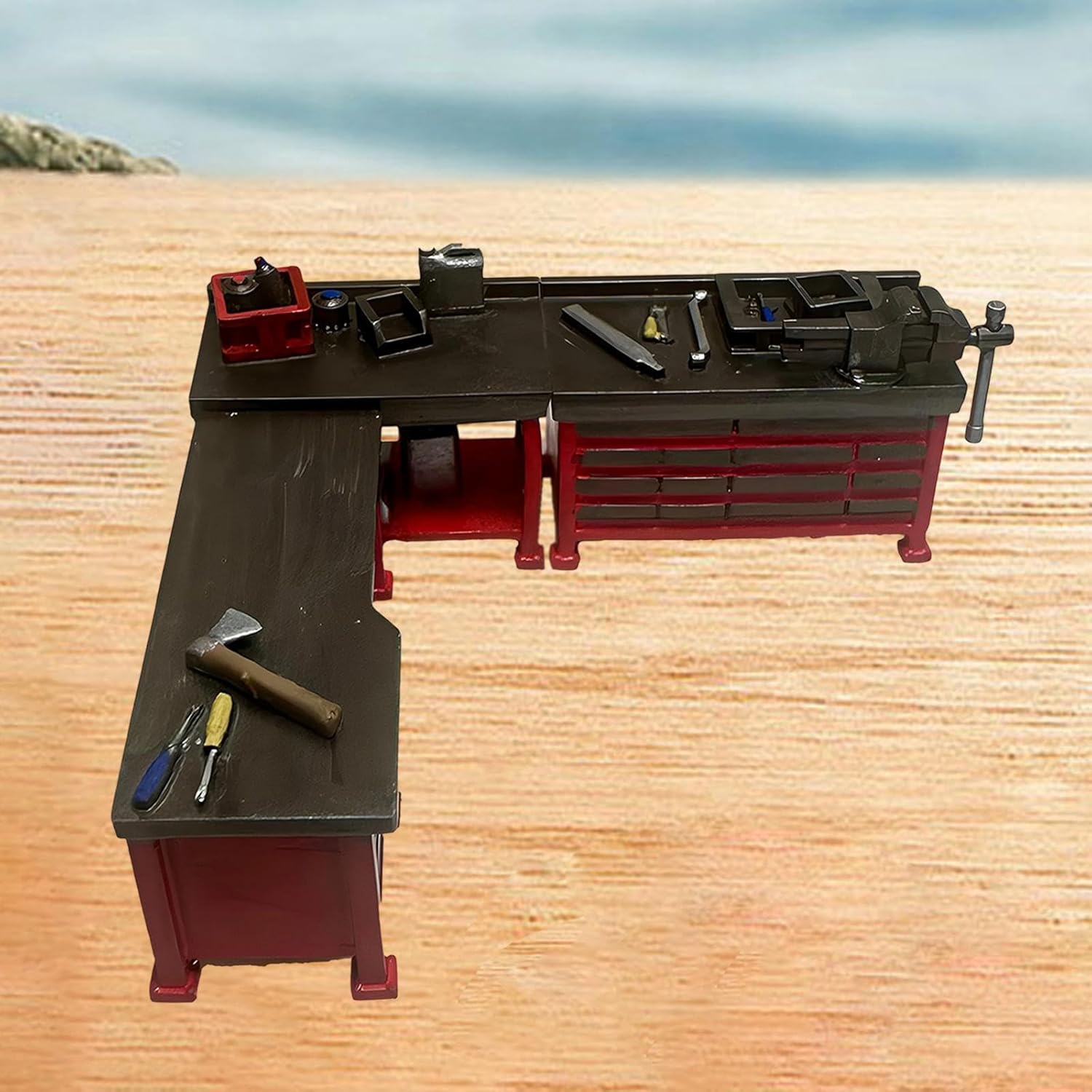 1/64 Diorama Car Repair Workbench Ornament Compact Mechanic Shop Accessories Style C Dolls & Bears|Dollhouse Miniatures|Furniture & Room Items