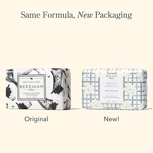 Miniatura 72 de Beekman 1802 Barra de jabón de leche de cabra, pomelo con miel - 9 onzas - Nutre e hidrata el cuerpo - Bueno para pieles sensibles - Libre