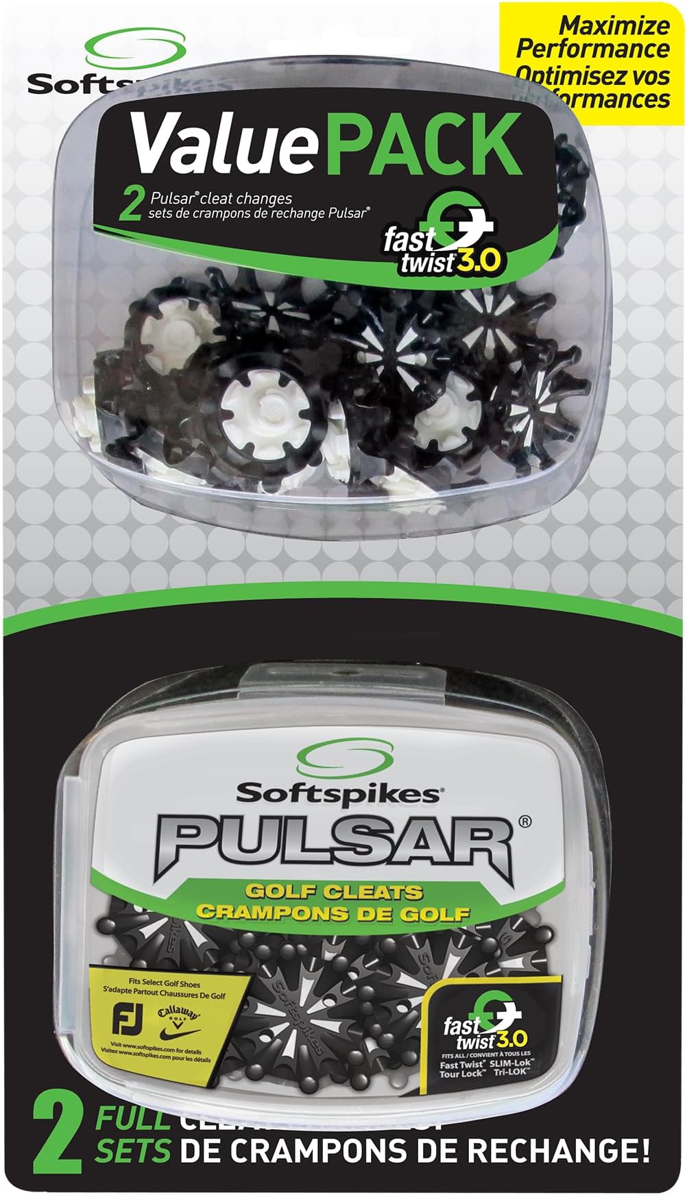 SOFTSPIKES Golf Spikes Fast Twist 3.0