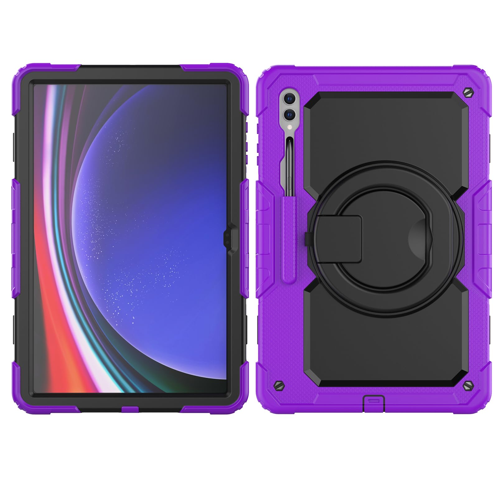 Coque Samsung Tab S8 Ultra de qualité militaire avec protège-écran - 8