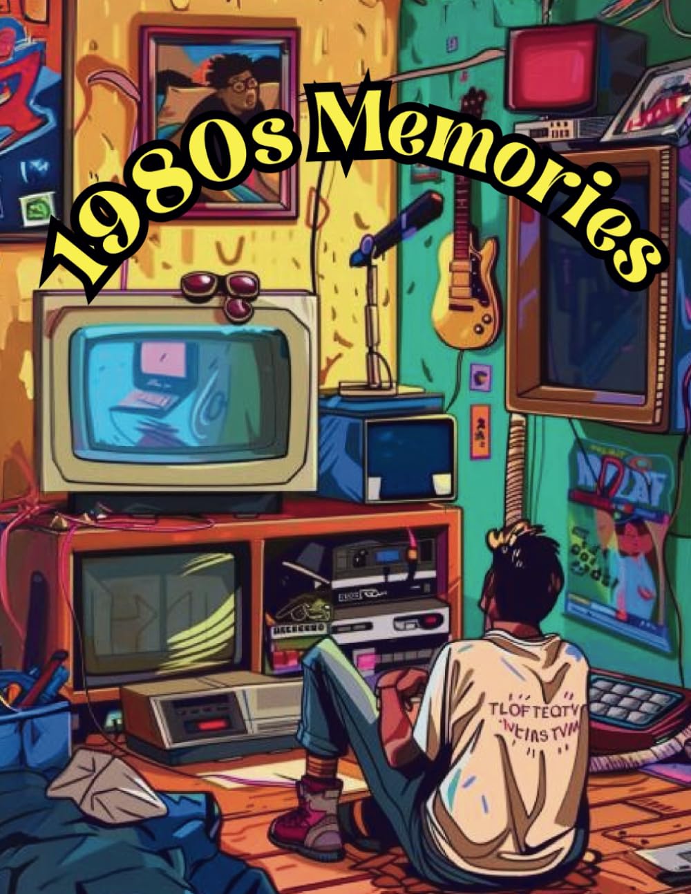 1980s Memories Adult Coloring Book: Turn Back Time With Fun and Relaxing Moments to Remember For Adults