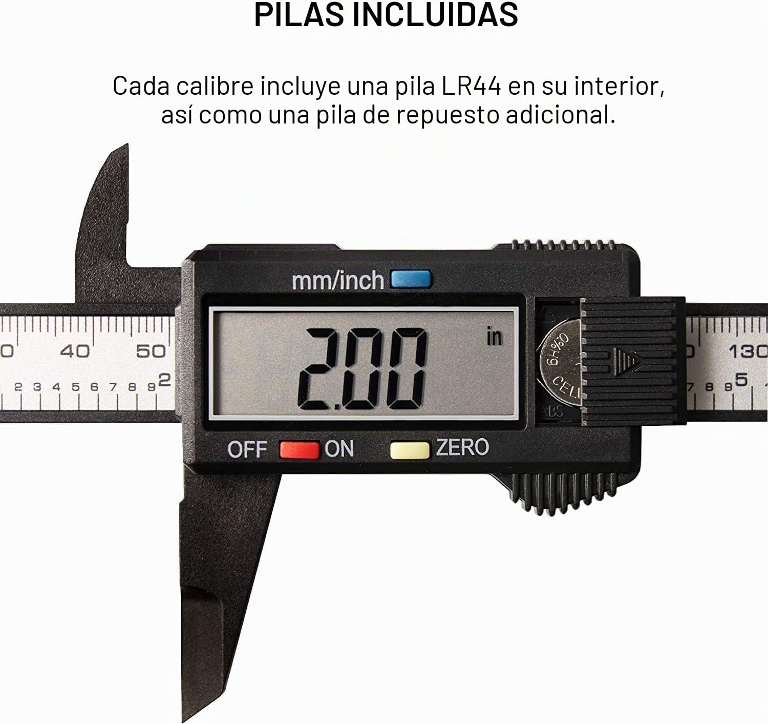 NEIKO 01417A 6” Digital Caliper | Electronic Measuring Tool | Range of 0-6”or 0-150mm | Inch and Millimeters | Large LCD Display | External and Internal Measuring Jaw | Zero Setting and Auto Off