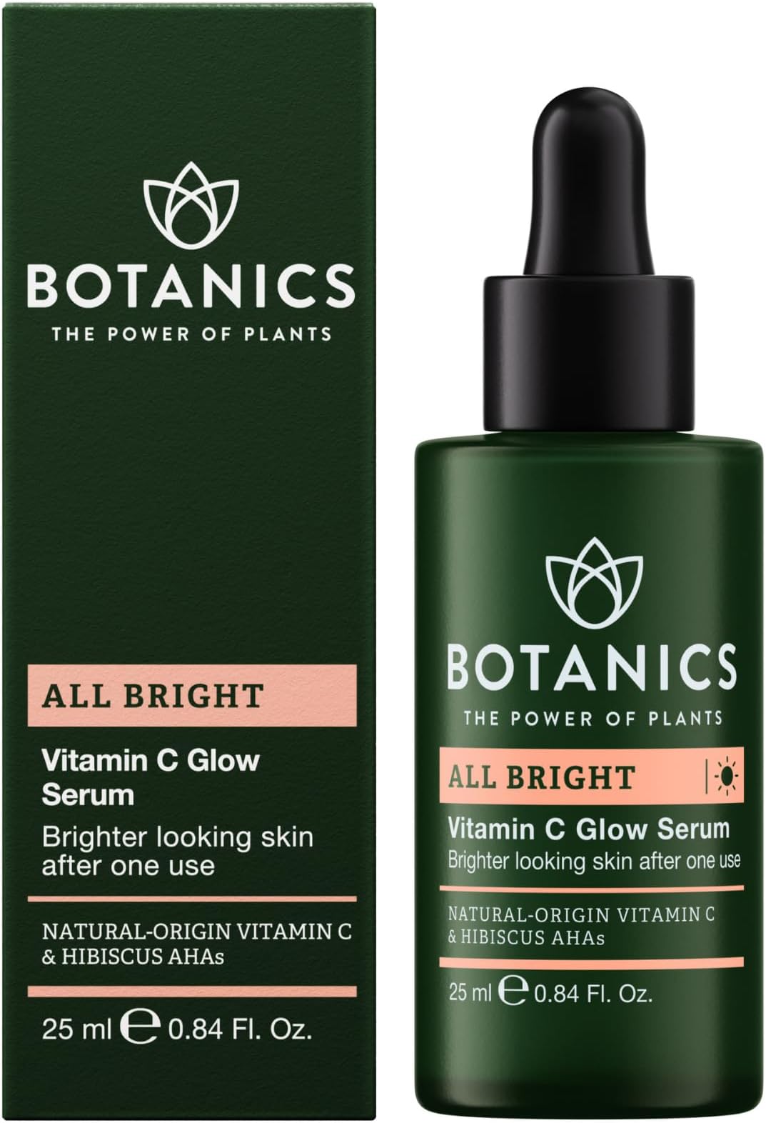 Vitamin C Face Serum - All Bright Glow Serum with Natural-Origin Vitamin C - Encourage Brighter, More Even-Looking Skin - Vegan & Cruelty-Free Skin Care - Pair with Sunscreen (1 Fl Oz)