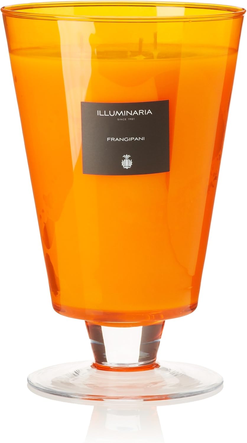 Zodax Illuminaria Wax Filled Vase Candle Jar, Medium