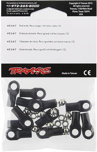 Miniatura 2 de Traxxas 5347 Extremos de varilla con bolas huecas, grandes (juego de 12)