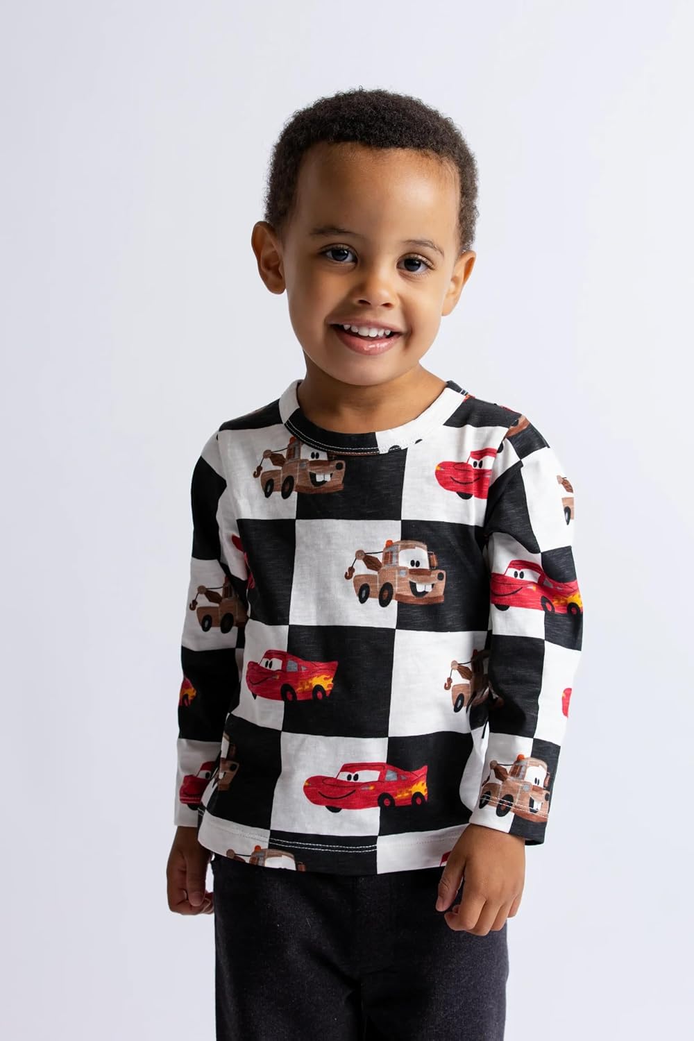 Monica + Andy Long Sleeve Tee, Organic Cotton Clothes for Girls & Boys, Printed T-Shirt Sizes for Kids, Toddler & Baby