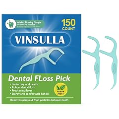 Professional Clean Flossers Extra Strong Flosser Pick Fresh Mint 150 Count