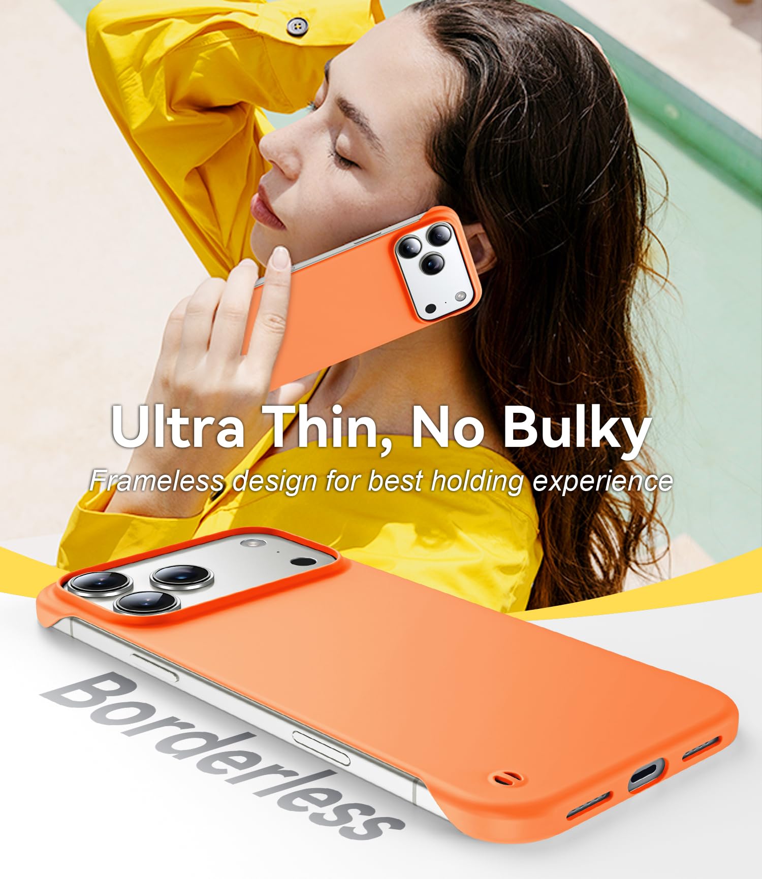 GRECAZO Magnetic Slim Case Fit For IPhone 14 Pro Phone Case 6.1"(2022) Ultra -Thin Lightweight Durable Frameless Matte Hard MagSafe Cover Case With Pull Ring Shockproof Non Slip Rope-Dark Green