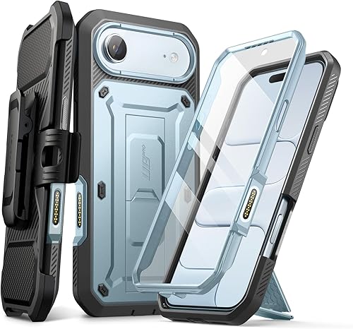 Miniatura 10 de SUPCASE Funda para iPhone 17 Pro Max con botón de control de cámara (Unicorn Beetle Pro), [soporte integrado y protector de pantalla] [protección de