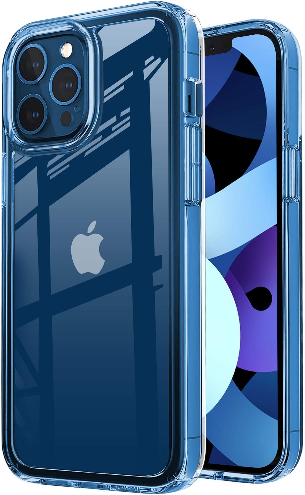 iSOUL Crystal Clear Designed for iPhone 12/iPhone 12 Pro Case, Thin Slim Soft TPU Silicone Shockproof Phone Cover for iPhone 12/ iPhone 12 Pro-Full Clear