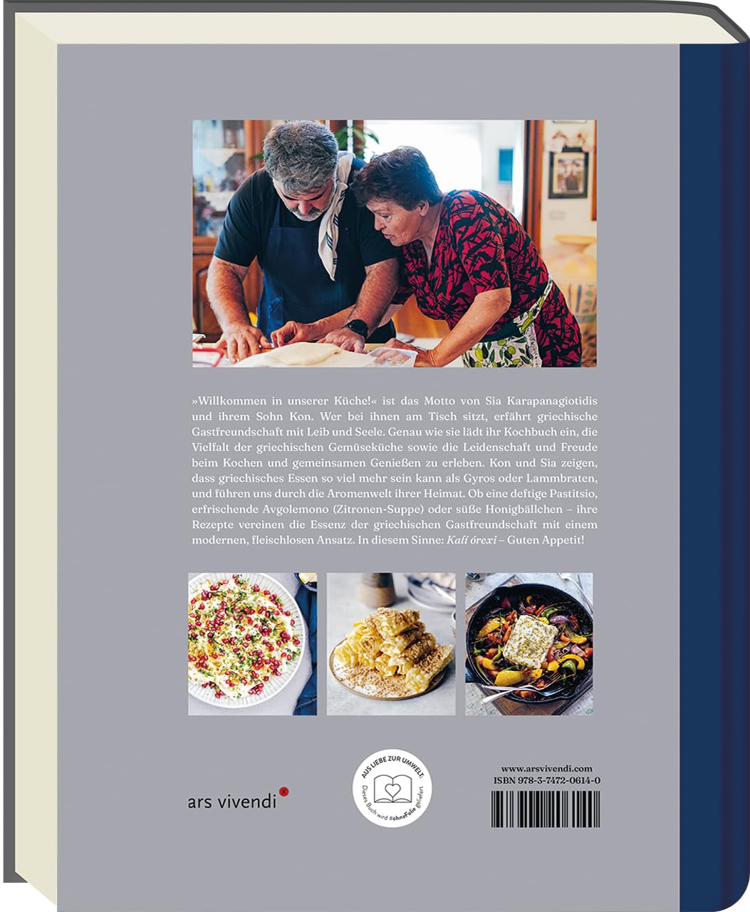 kalí órexi - Deutscher Kochbuchpreis 2024 GOLD - Griechische Familienrezepte Vegetarisch und Vegan-Authentische Genüsse aus der Mittelmeer-Küche-Traditionelle Aromen neu interpretiert!
