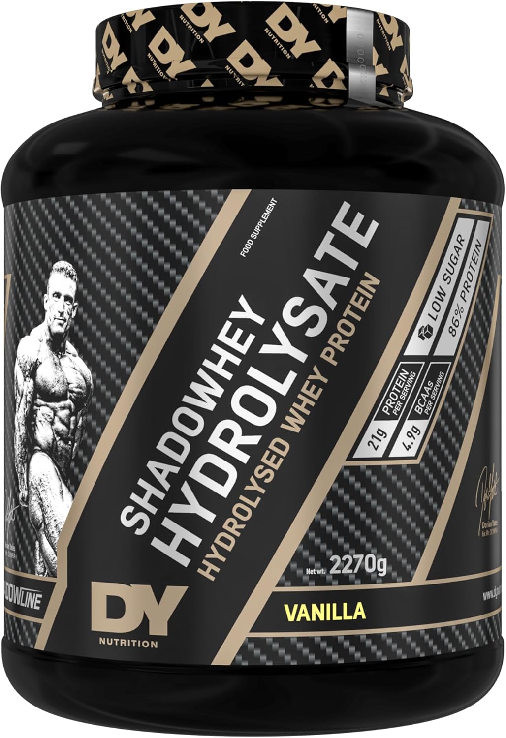 DY Shadowhey Hydrolysate Whey Protein Powder 2.27kg (Vanilla)