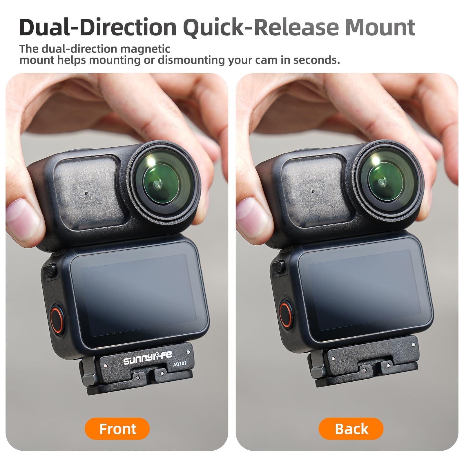 Amazon | DJI OSMO ACTION6/OSMO Nano 双方向磁気アダプター、クイック