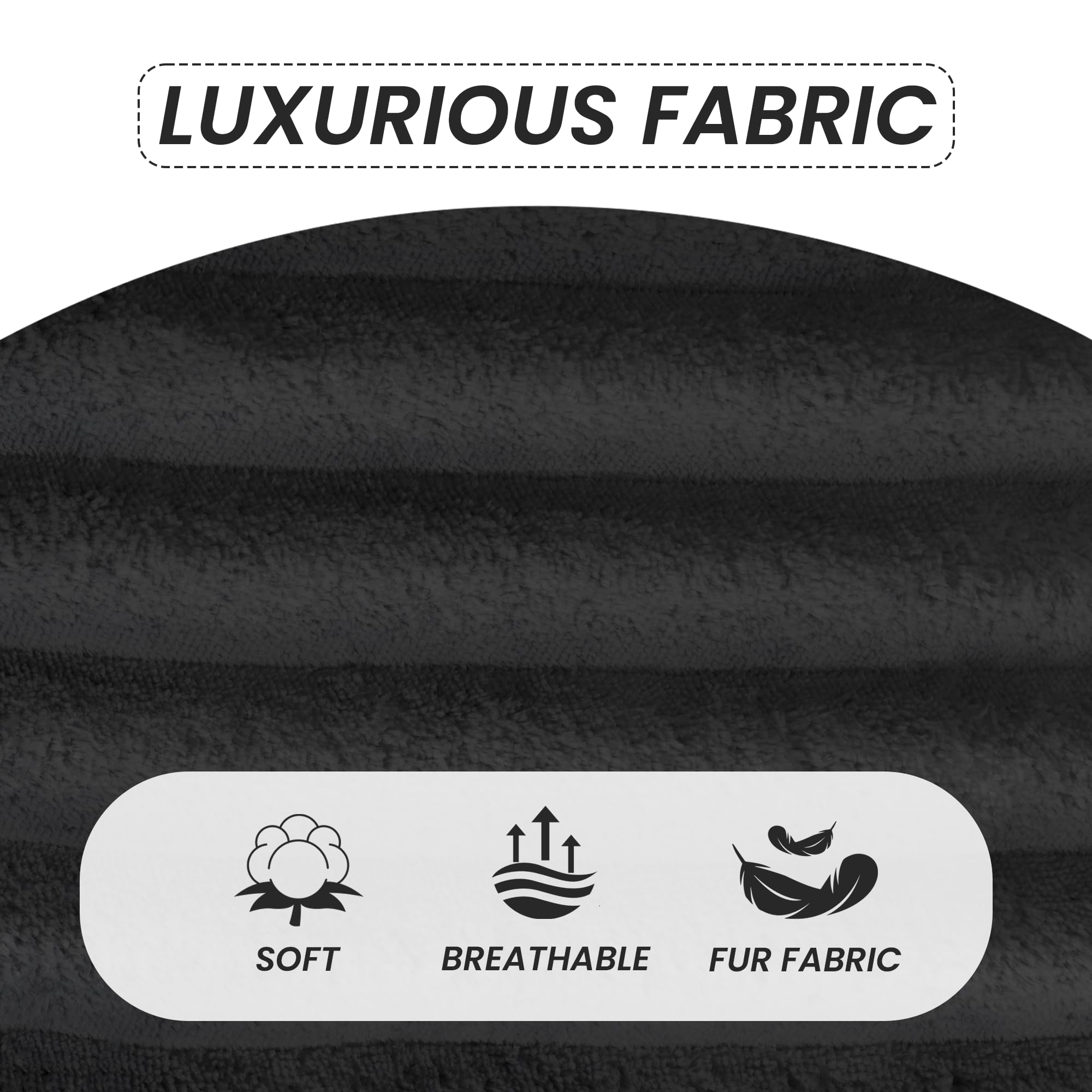 8 Inches Futon Mattress Full Size, Extra Thick Futons Sofa Couch Bed Japanese Foldable Floor Mattress for Adults, Folding Mattres Shredded Foam Filling (Frame Not Included), Black