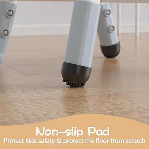 Miniatura 3 de GAOMON Kids Chair, 3 Level Height Adjustable Kid Chair, Plastic Toddler Chairs for Children Boys Girls Age 2-6, Suitable for Home Family Classroom