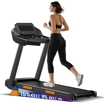 Laufband f r Zuhause mit Steigung