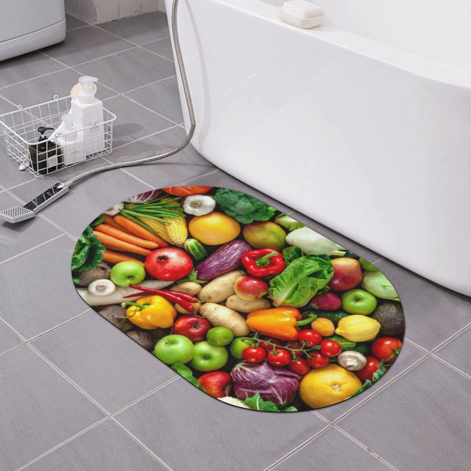 Tapis de bain absorbant séchage rapide et antidérapant pour cuisine