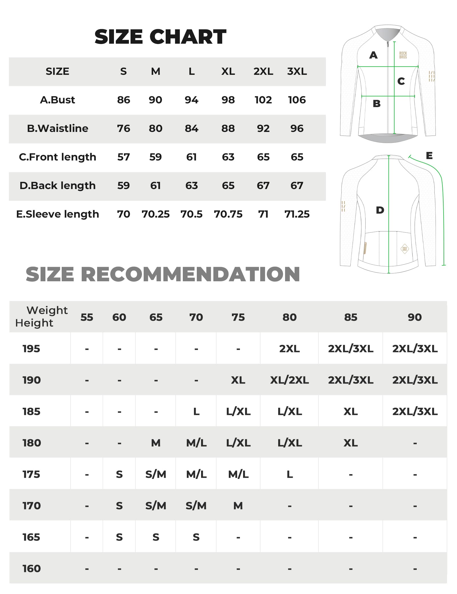 ROCKBROS Maglia Ciclismo Uomo a Manica Lunga, Magliette da Ciclismo Asciugatura Rapida, Traspirante e Anti-UV, Abbigliamento per MTB Mountain Bike Bicicletta Bici da Strada