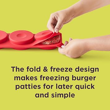 Chef'n Burger Mold Hamburger Press Patty, Freezer Container
