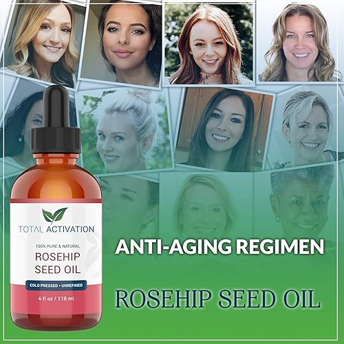 Miniatura 8 de Aceite de semilla de rosa mosqueta orgánico prensado en frío – Aceite facial 100% puro sin refinar, hidratante para piel, cabello y uñas – para