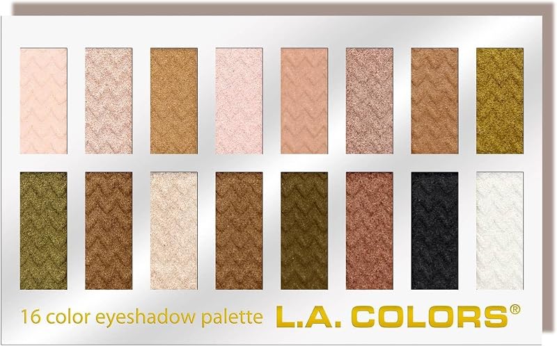 L.A. COLORS 16 Color Eyeshadow Palette, Sweet C74201TAG
