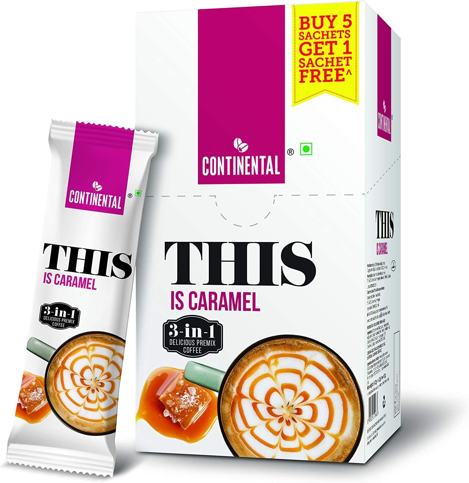 (Caramel, 6 Count (Pack of 1))