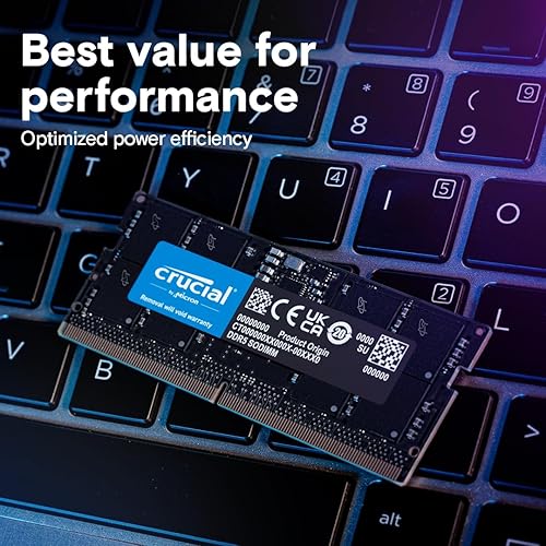 Miniatura 5 de Crucial RAM DDR5 de 8 GB, RAM para portátil de alta velocidad CL40 de 4800 MHz, SODIMM de 262 pines - CT8G48C40S5