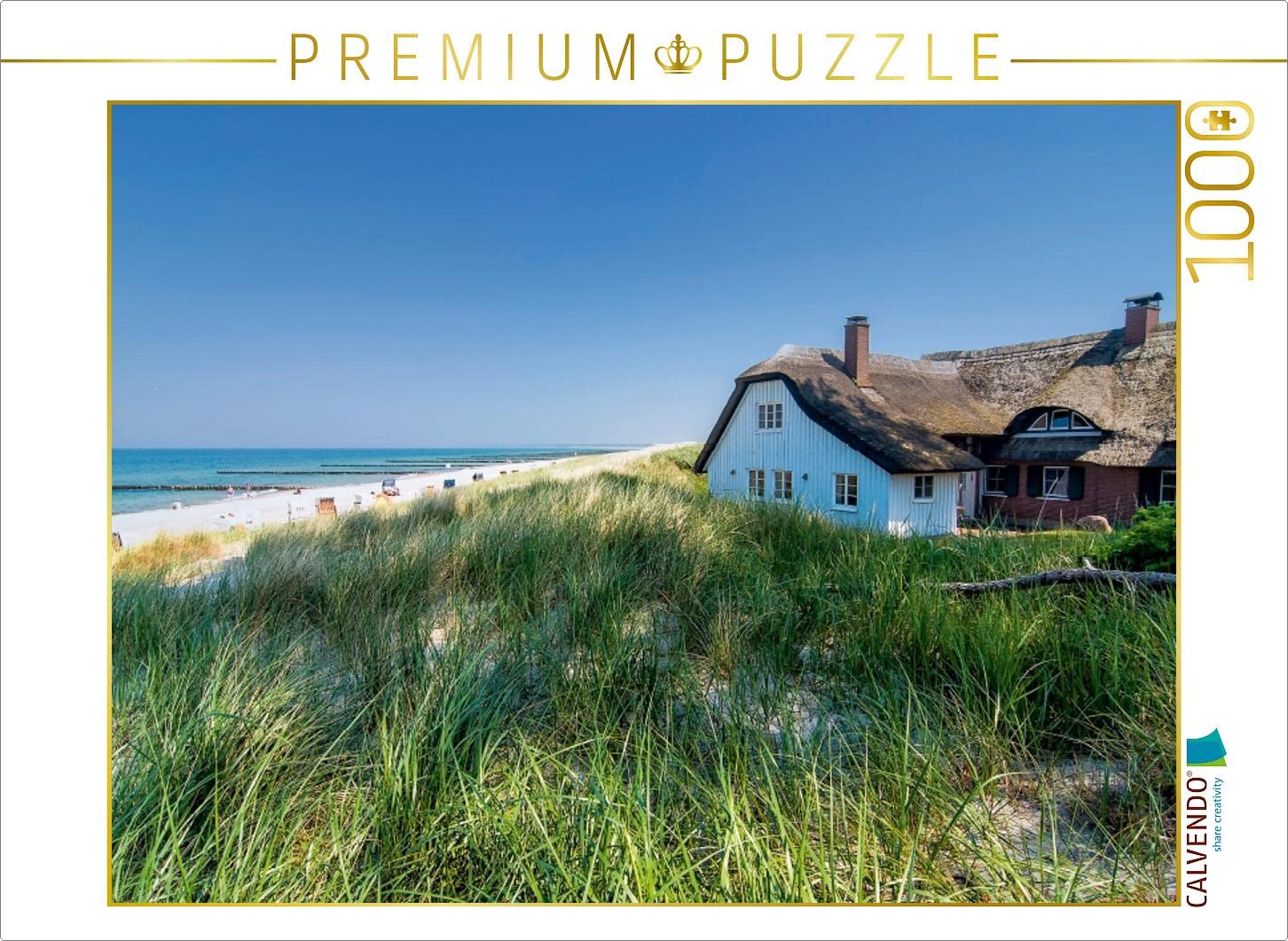 CALVENDO Puzzle 'Strand Von Ahrenshoop' – 1000 Teile Fotopuzzle Für Gemütliche Stunden